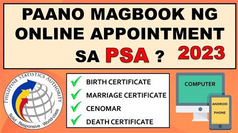 psa online appointment cavite